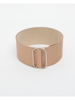 RAREISM - Abandon Metallic Brown Leather Belt