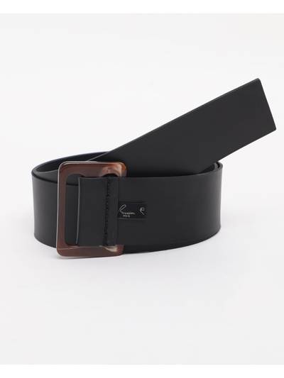 Captcha Primary Black Leather Belt