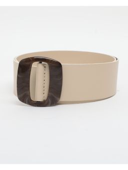 RAREISM - Sun Sand Light Beige Leather Belt