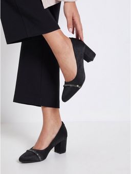 LYDC LONDON - Black Classic Party Pump Heels