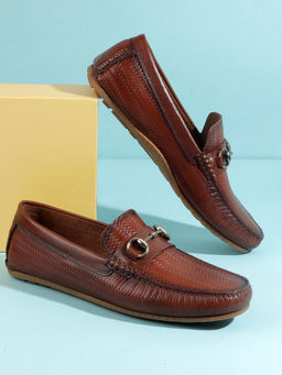 Mochi - Brown Tan Men Driving Loafers