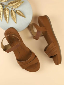 Metro - Women Tan Sandal