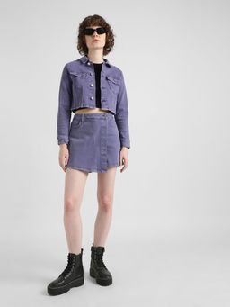 ONLY - Blue High Rise Washed Denim Skorts