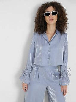 ONLY - Purple Solid Shirt