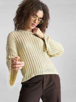 ONLY - Beige Knitted Pull over sweater