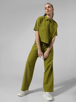 ONLY - Green High Rise Co-Ord Set Pant