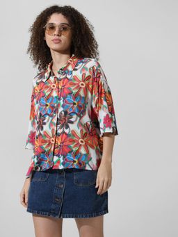 ONLY - Printed Viscose Shirt