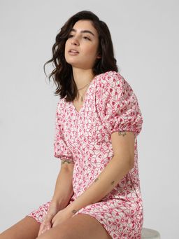 ONLY - White Cut-Work Mini Dress