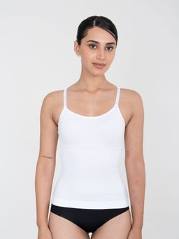 Shapercult - White Thin Strap Camisole