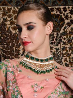 Odette - Green Decorative Choker