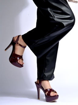 Shoetopia - Stylish Red Stiletto Heels for Girls