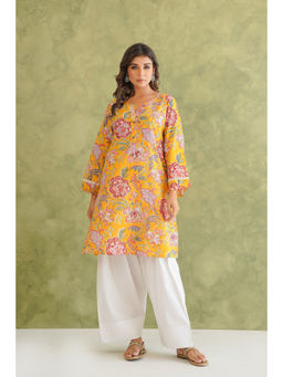 Tara-C-Tara - Cotton Printed Kurta & Salwar