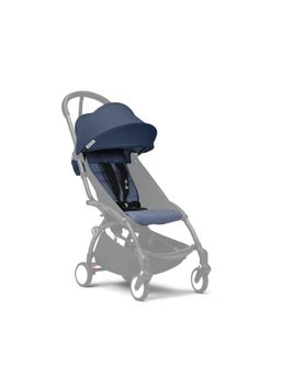 STOKKE - Navy Blue Canopy with Seat Pad (6-12 Months)