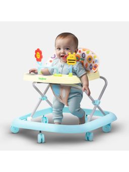 BAYBEE - Yellow Foldable Activity with 3-Level Height Adjustment Walker (6-12 Months)