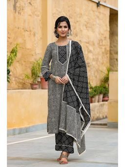 Vaamsi - Cotton Printed Kurta Pant Dupatta (Set of 3)