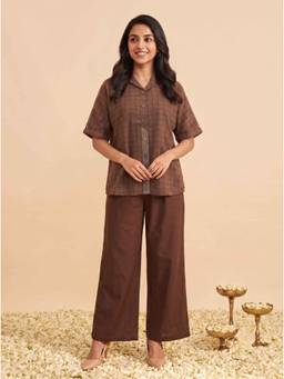 JITI - Brown Dhara Co-Ord Set