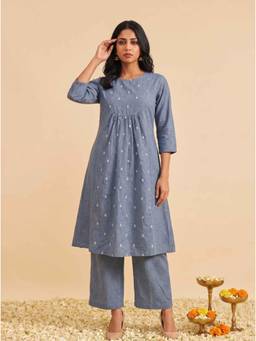 JITI - Blue Ira Kurta with Pant