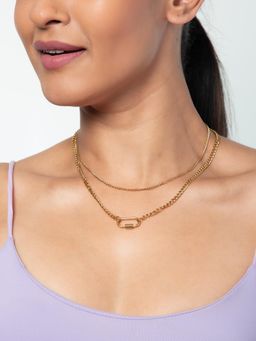 White Lies - Gold Layered Link Necklace