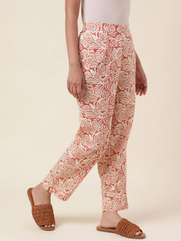 Fabindia - Multi-color Cotton Printed Comfort Fit Pant