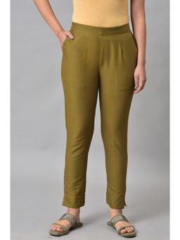 Elleven - Green Basic Cotton Trousers