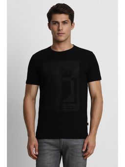 Louis Philippe - Mens Crew Neck Graphic Print T-Shirt