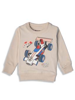 Bodycare - Off White Printed Sweatshirt