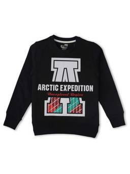 Bodycare - Black Printed Sweatshirt