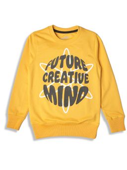 Bodycare - Mustard Printed Sweatshirt
