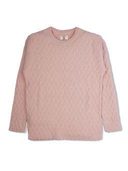 Bodycare - Pink Self Design Sweatshirt