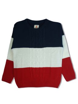Bodycare - Multi-Color Colorblock Sweatshirt
