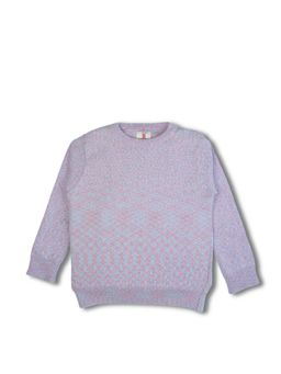 Bodycare - Purple Self Design Sweatshirt