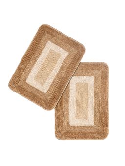 Saral Home - Solid Frame Bath Door Mat Gold 2