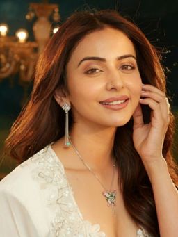 Accessher - Silver-Tone Butterfly Multicolour Ad Pendant Jewellery Set