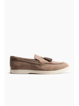 H&M - Men Beige Tasseled Loafers