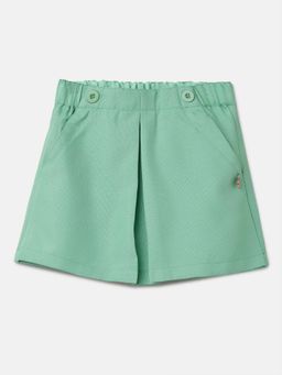 ANGEL & ROCKET - Green Estella Woven Shorts