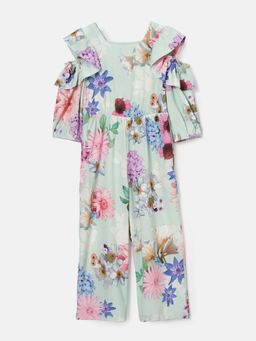 ANGEL & ROCKET - Green Fiorella Jumpsuit