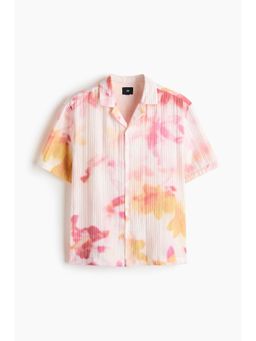 H&M - Men White Regular Fit Resort Shirt