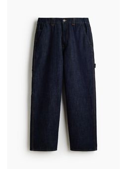 H&M - Men Blue Baggy Carpenter Jeans