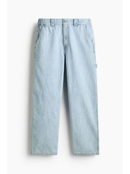 H&M - Men Blue Baggy Carpenter Jeans
