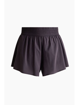 H&M - Women Purple Layered Sports Shorts With Pocket