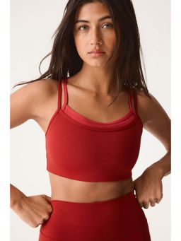 H&M - Women Red Sports Bra With Sculptmove