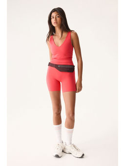 H&M - Women Red Integral-Bra Sports Top With Sculptmove