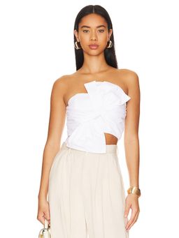 Lovers and Friends - Rosalind Crop Top White