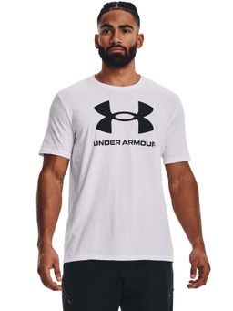 Under Armour - Men's Logo Half sleeve White T-Shirt