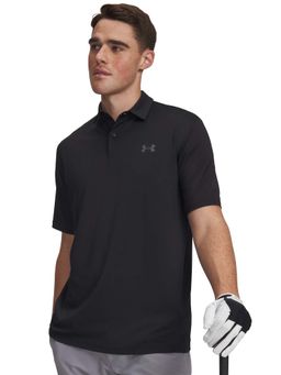 Under Armour - Men's Matchplay Black Polo T-Shirt