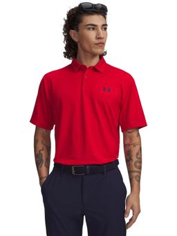 Under Armour - Men's Matchplay Red Polo T-Shirt