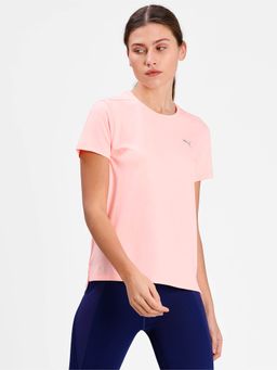 Puma - Active Logo Mens Pink T-Shirts