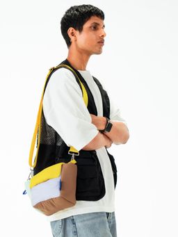 DailyObjects - Multi-Color Puff Bucket Sling Bag With Detachable Strap (M)