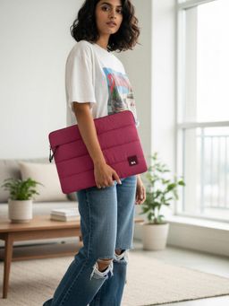 DailyObjects - Cardinal Love Stria Laptop Sleeve Bag