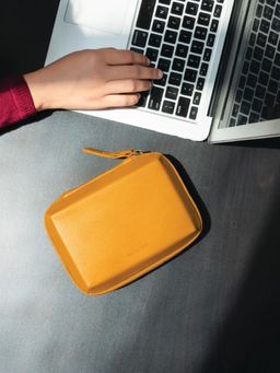 DailyObjects - Yellow Marshal Mini Tech Kit Organiser Pouch (M)